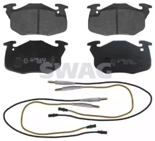 Комплект тормозных колодок, дисковый тормоз SWAG купить